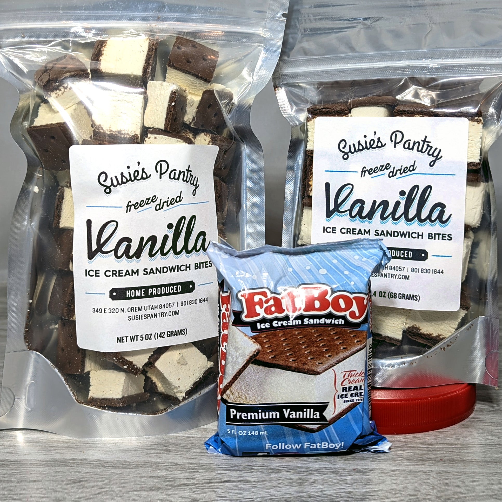 Freeze Dried Ice Cream Bites - Vanilla Ice Cream Sandwich
