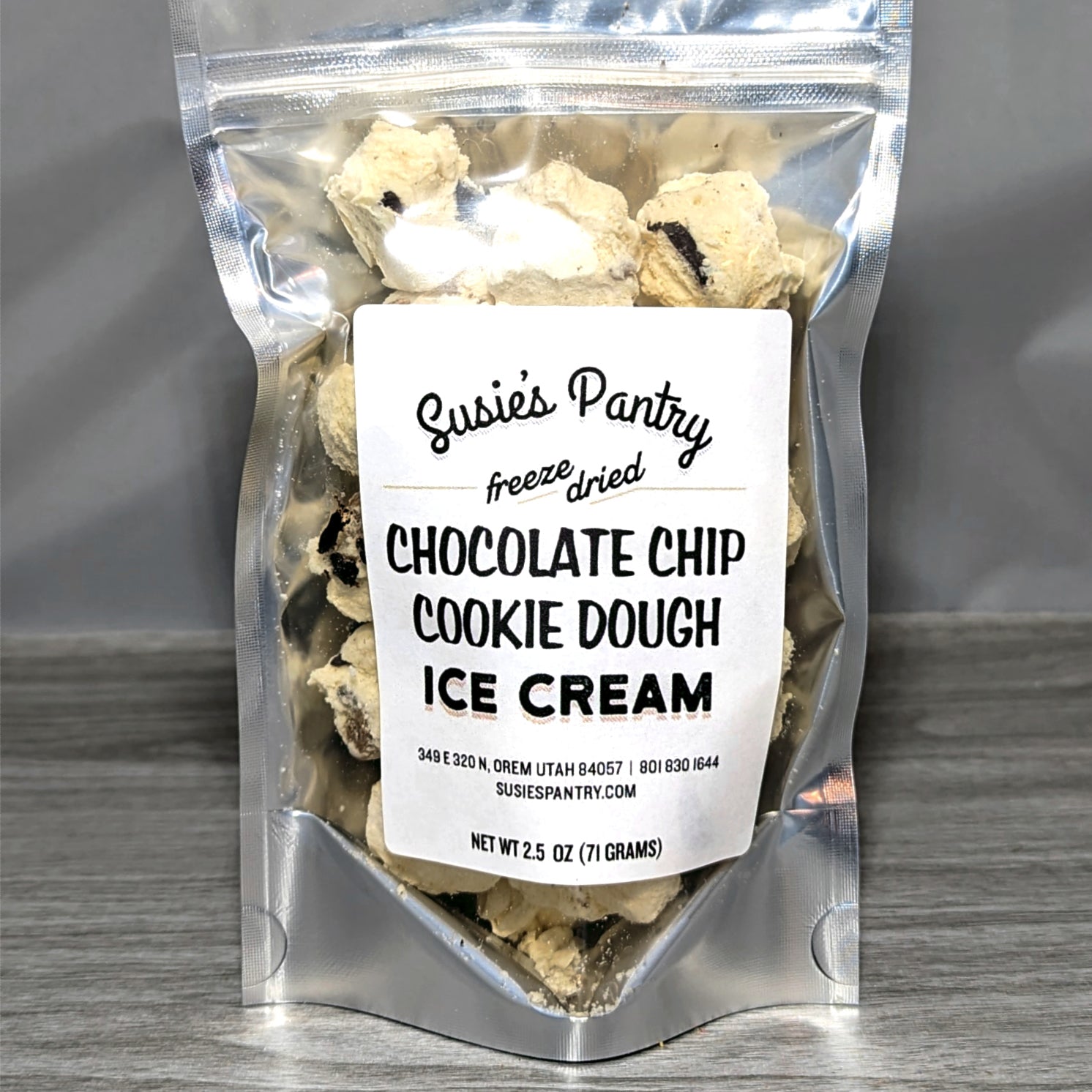 Freeze Dried Ice Cream - Chocolate Chip Cookie Dough – Susie's Pantry