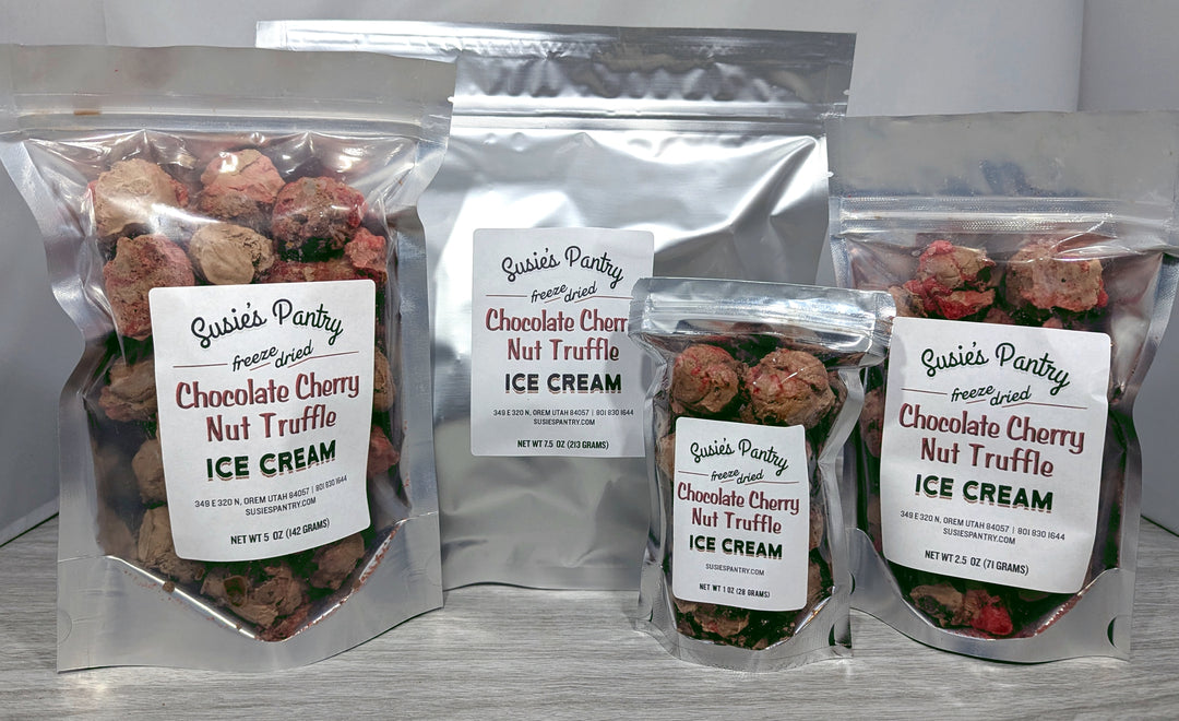 Freeze Dried Ice Cream - Chocolate Cherry Nut Truffle