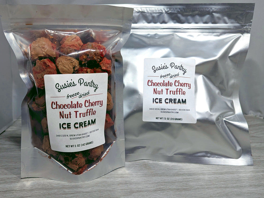 Freeze Dried Ice Cream - Chocolate Cherry Nut Truffle