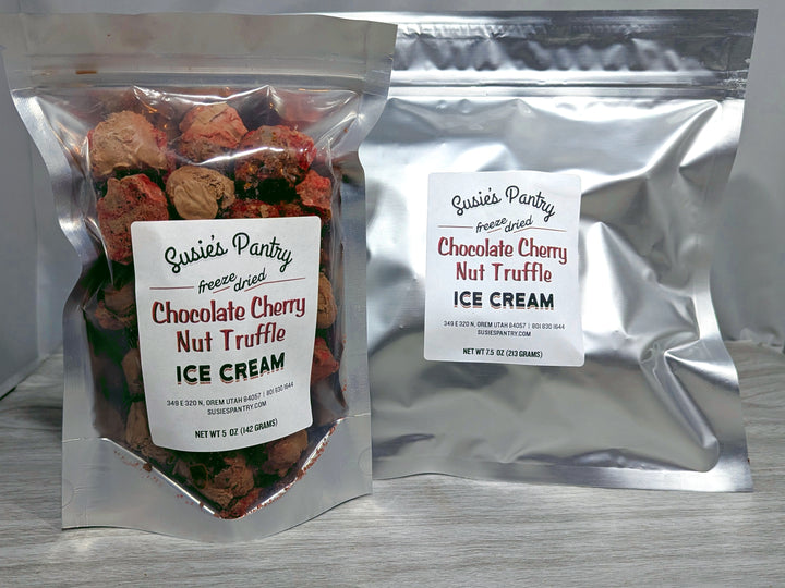 Freeze Dried Ice Cream - Chocolate Cherry Nut Truffle