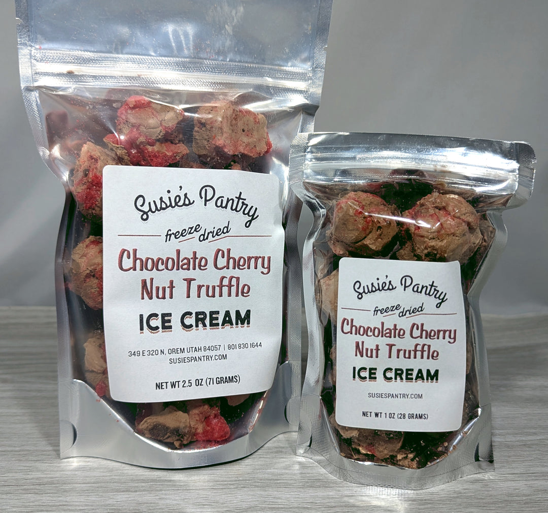 Freeze Dried Ice Cream - Chocolate Cherry Nut Truffle