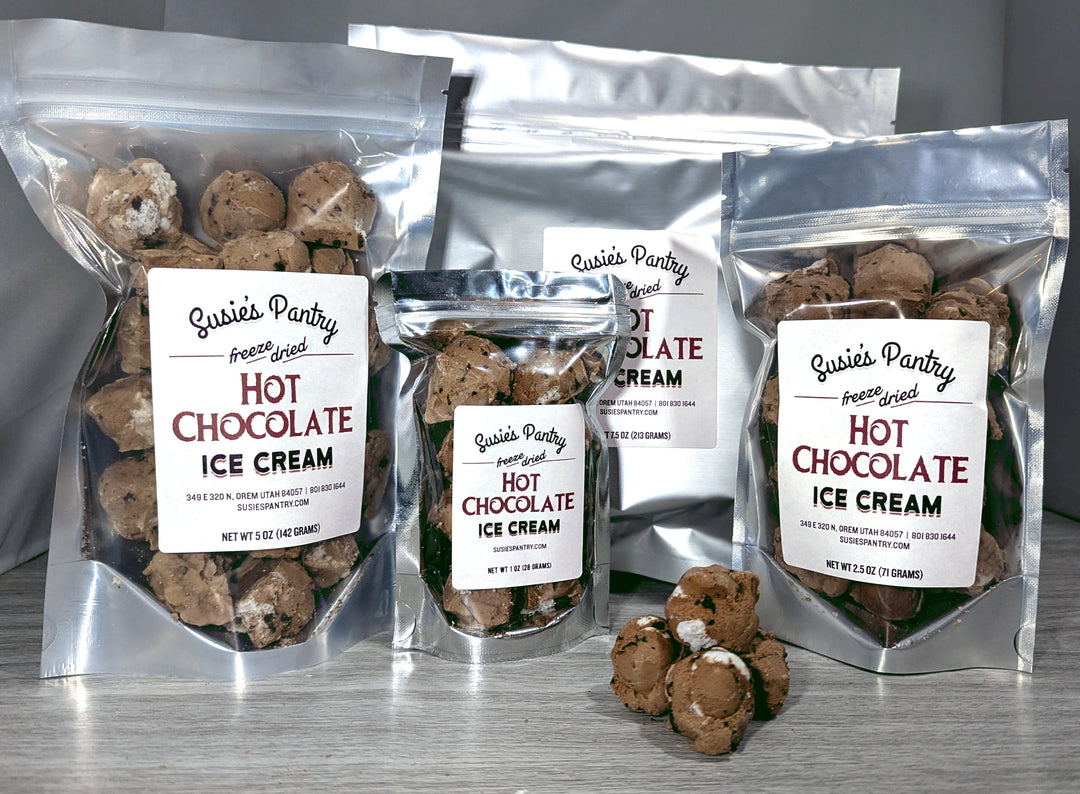 Freeze Dried Ice Cream -- Hot Chocolate