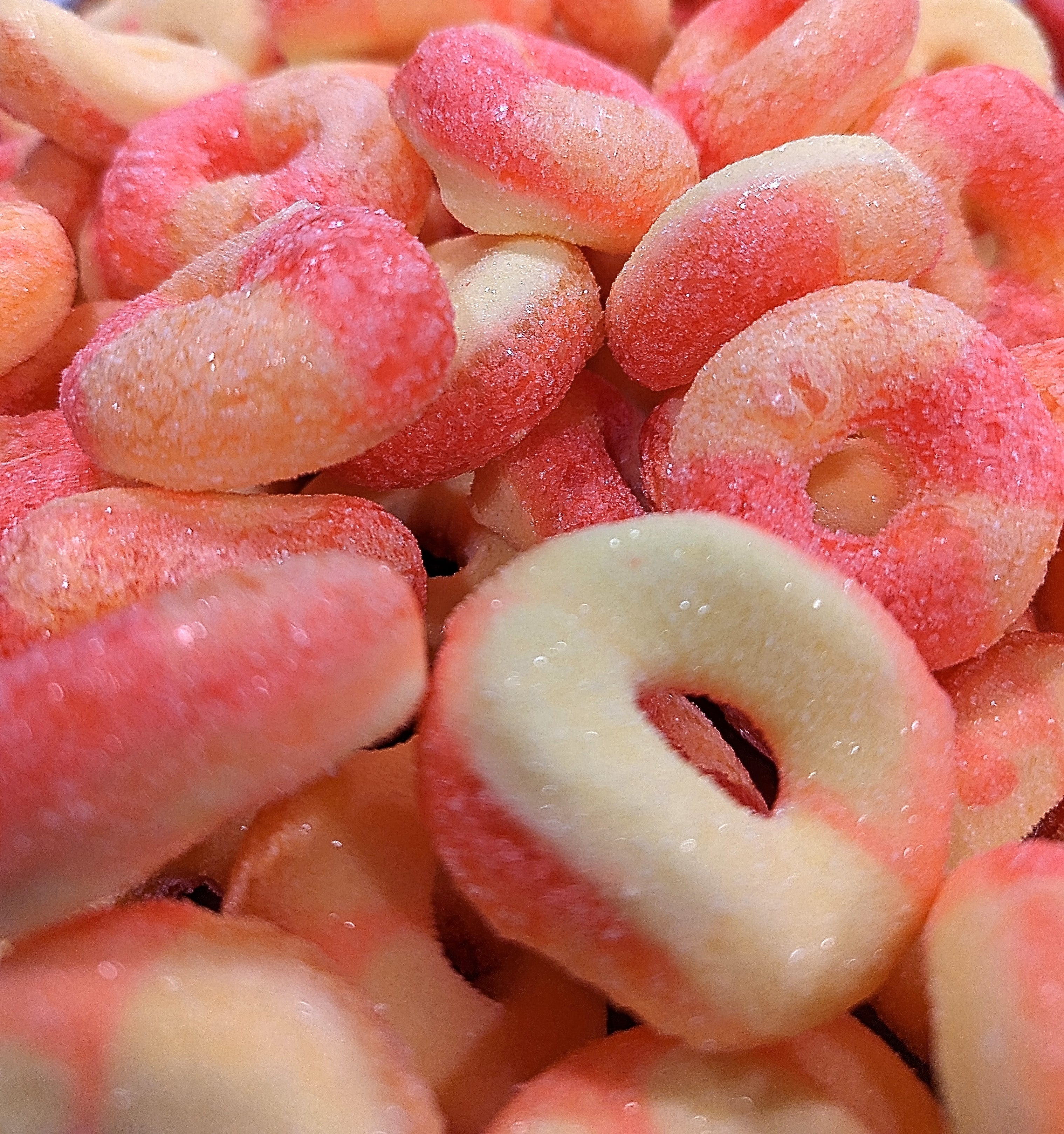 Freeze Dried Peach Rings