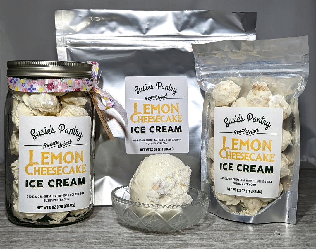 Freeze Dried Ice Cream - Lemon Cheesecake