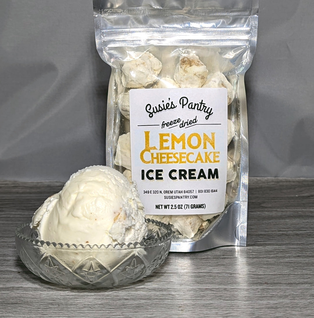 Freeze Dried Ice Cream - Lemon Cheesecake