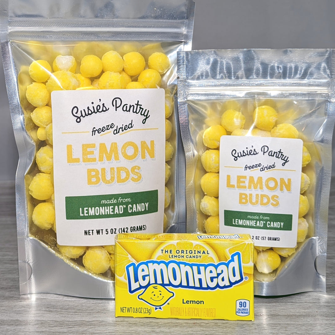 Freeze Dried Lemon Buds Made With Lemon Heads
