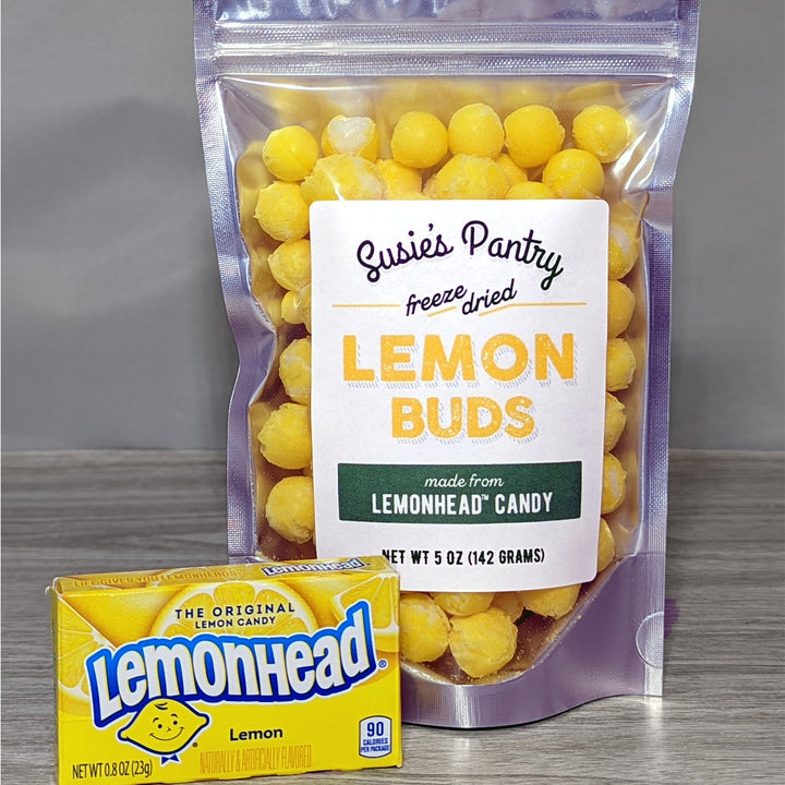 Freeze Dried Lemon Buds Made With Lemon Heads