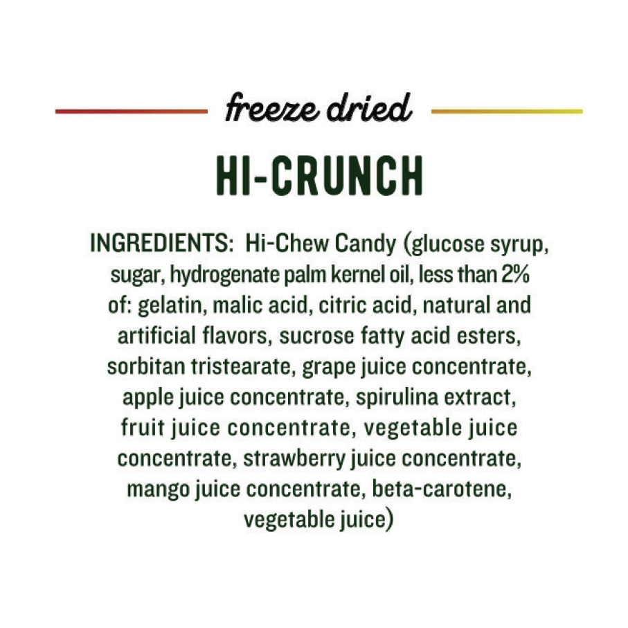 Freeze Dried Hi-Crunch