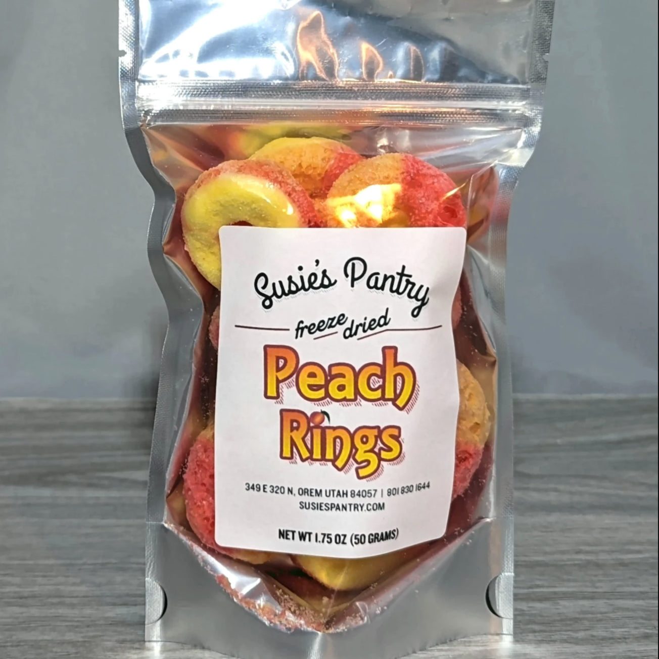 Freeze Dried Peach Rings