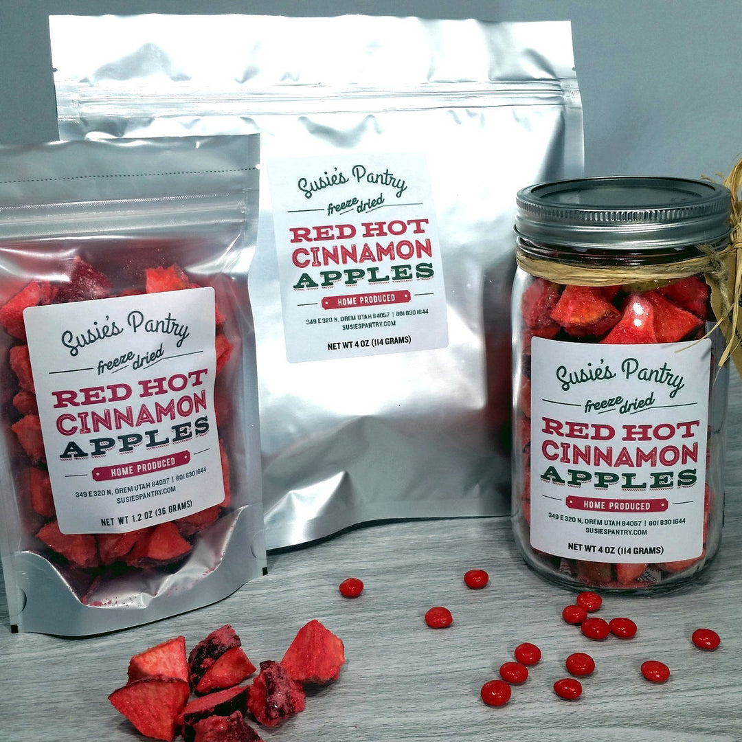 Freeze Dried Red-Hot Cinnamon Apples